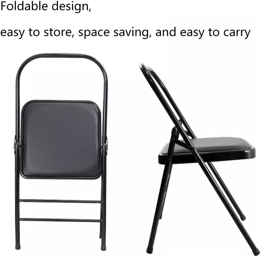 Pilates Yoga Chair, Backless Yoga Chair with Double Beam Design for Balance Handstand Training, Adult Yoga Chair, Iyengar Yoga Chair, Metal Foldable Portable Yoga Chair