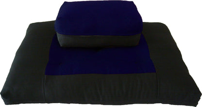 Zabuton Zafu Set, Yoga, Meditation Seat Cushions, Kneeling, Sitting, Supporting Exercise Pratice Zabuton & Zafu Cushions. (Burgundy)