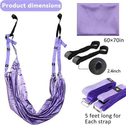 Door Swing Yoga Silk Yoga Strap for Home Aerial Flexibility Training