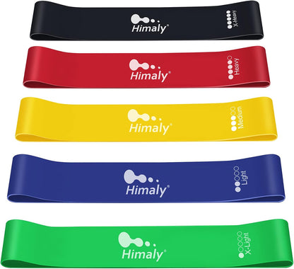 Resistance Bands Set, Exercise Bands Strength Training Fitness Bands Workout Elastic Bands with Legs Ankle Straps, Door Anchor, Handles & Carry Bag for Home Outdoor Workouts