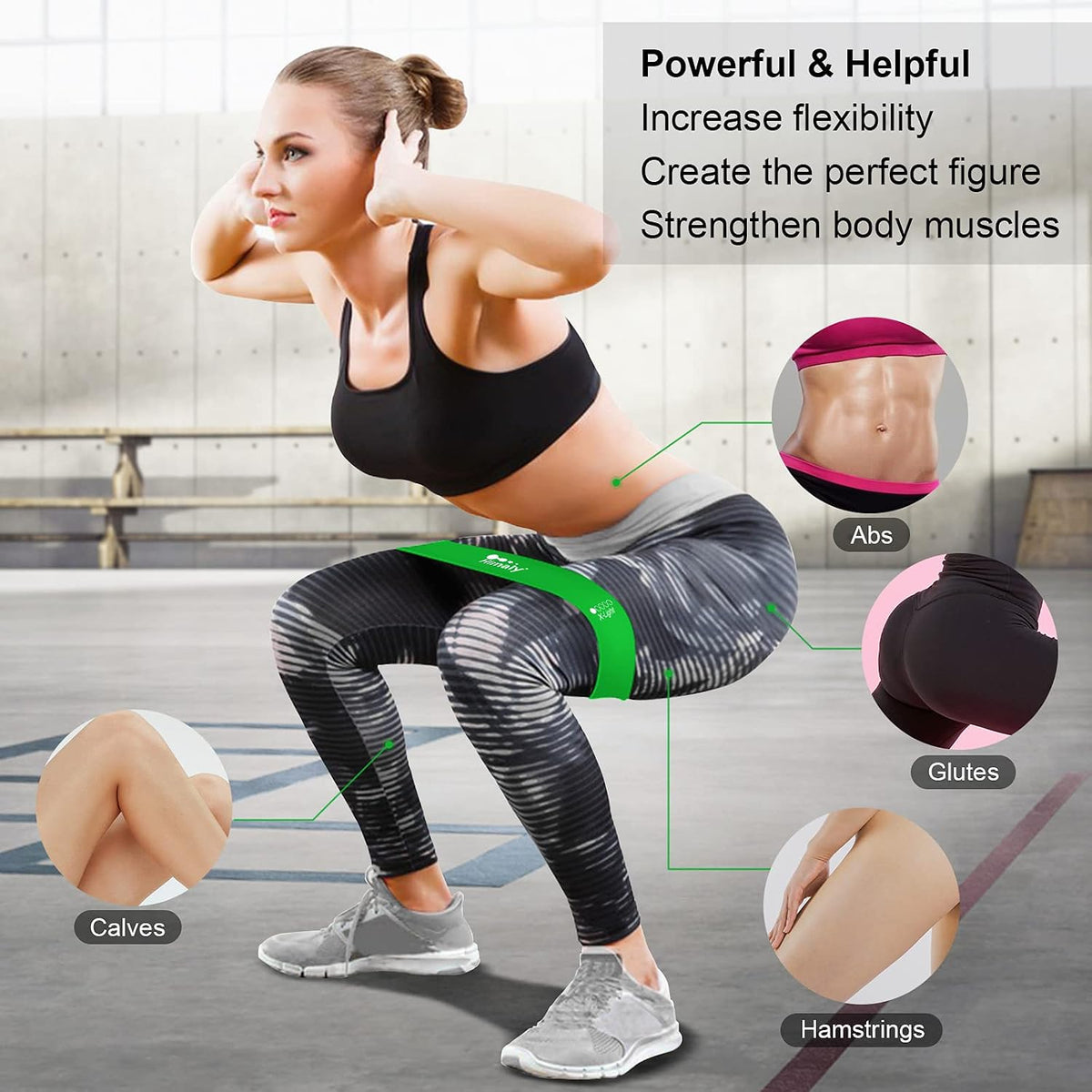Resistance Bands Set, Exercise Bands Strength Training Fitness Bands Workout Elastic Bands with Legs Ankle Straps, Door Anchor, Handles & Carry Bag for Home Outdoor Workouts