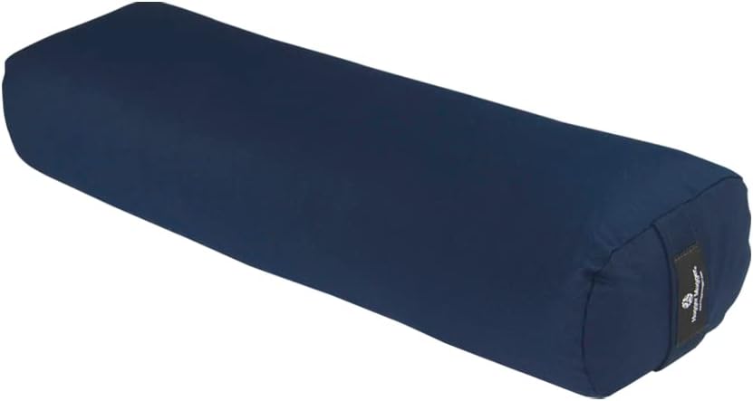 Junior Yoga Bolster - Narrower Profile, Very Firm, Great for Smaller Yogis, Heart-Opening poses or Under the Knees, Handmade in USA