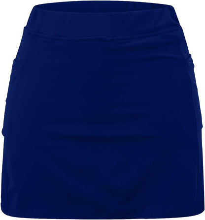 Athletic Yoga Culottes for Women Solid Color Elastic Shorts Summer Lightweight High Waist Skinny Joggers Skirt 2024