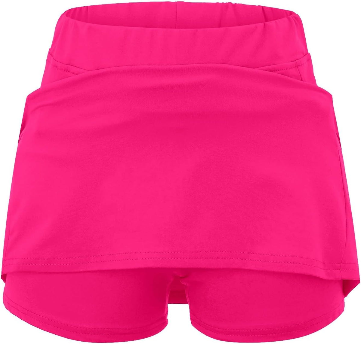Athletic Yoga Culottes for Women Solid Color Elastic Shorts Summer Lightweight High Waist Skinny Joggers Skirt 2024