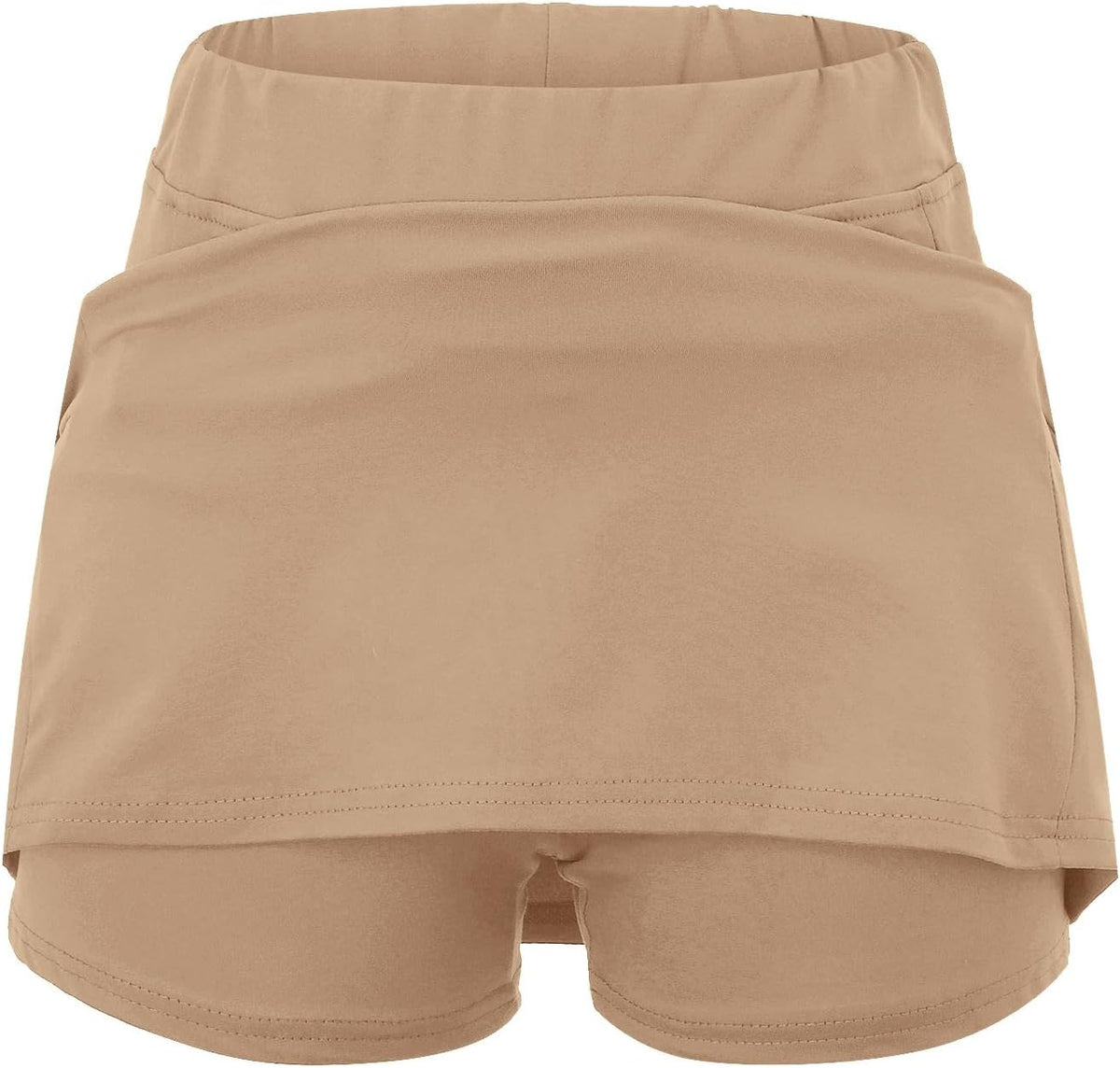Athletic Yoga Culottes for Women Solid Color Elastic Shorts Summer Lightweight High Waist Skinny Joggers Skirt 2024