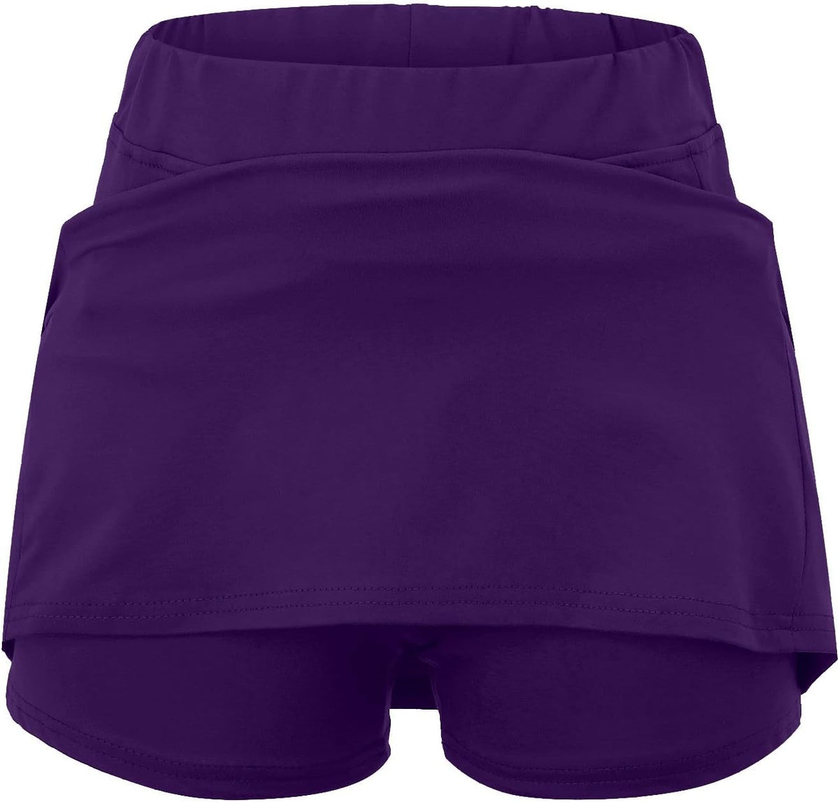Athletic Yoga Culottes for Women Solid Color Elastic Shorts Summer Lightweight High Waist Skinny Joggers Skirt 2024