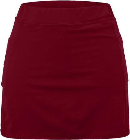 Athletic Yoga Culottes for Women Solid Color Elastic Shorts Summer Lightweight High Waist Skinny Joggers Skirt 2024