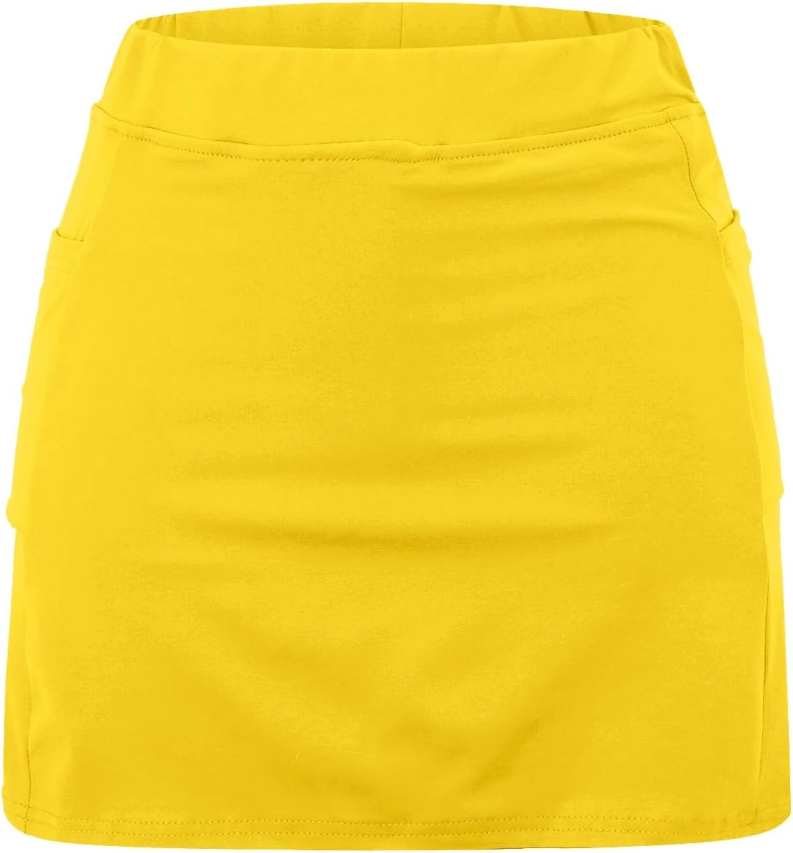 Athletic Yoga Culottes for Women Solid Color Elastic Shorts Summer Lightweight High Waist Skinny Joggers Skirt 2024