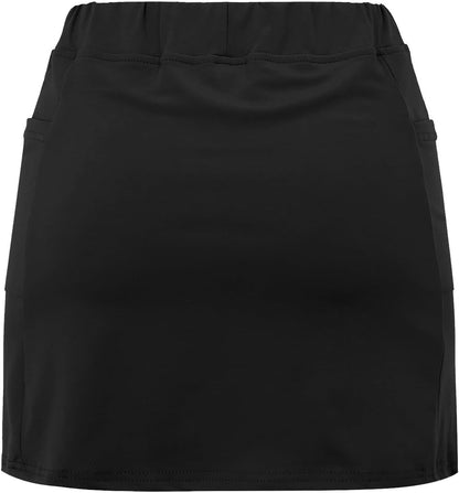 Athletic Yoga Culottes for Women Solid Color Elastic Shorts Summer Lightweight High Waist Skinny Joggers Skirt 2024