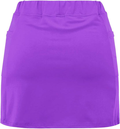 Athletic Yoga Culottes for Women Solid Color Elastic Shorts Summer Lightweight High Waist Skinny Joggers Skirt 2024