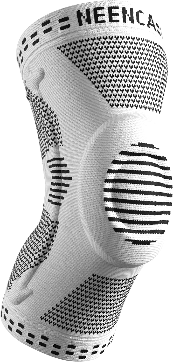 Professional Knee Brace, Medical Knee Support for Women & Men Relief | Patented Patella Gel Pad & Side Stabilizers, Compression Sleeve for Knee Pain, Swelling, ACL, PCL, Arthritis, Sports, Workout