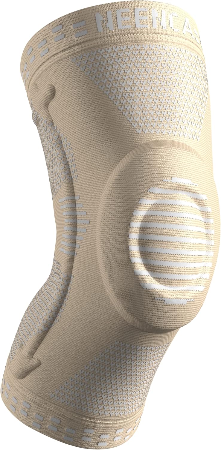 Professional Knee Brace, Medical Knee Support for Women & Men Relief | Patented Patella Gel Pad & Side Stabilizers, Compression Sleeve for Knee Pain, Swelling, ACL, PCL, Arthritis, Sports, Workout