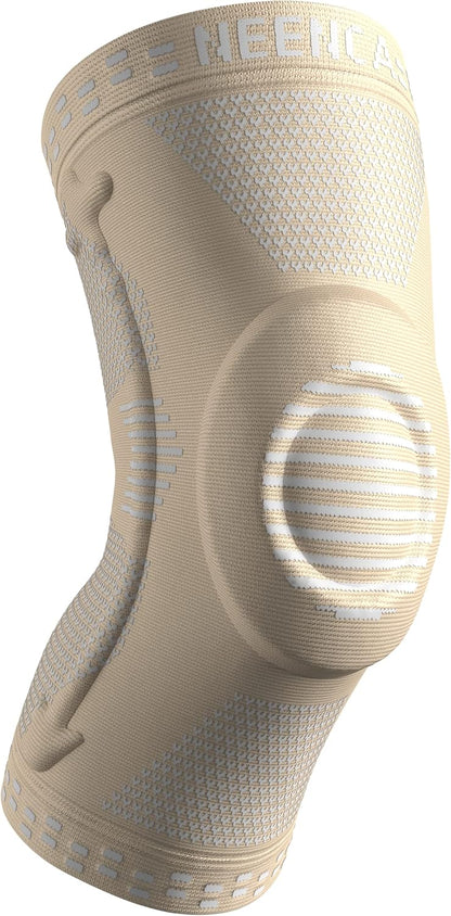 Professional Knee Brace, Medical Knee Support for Women & Men Relief | Patented Patella Gel Pad & Side Stabilizers, Compression Sleeve for Knee Pain, Swelling, ACL, PCL, Arthritis, Sports, Workout