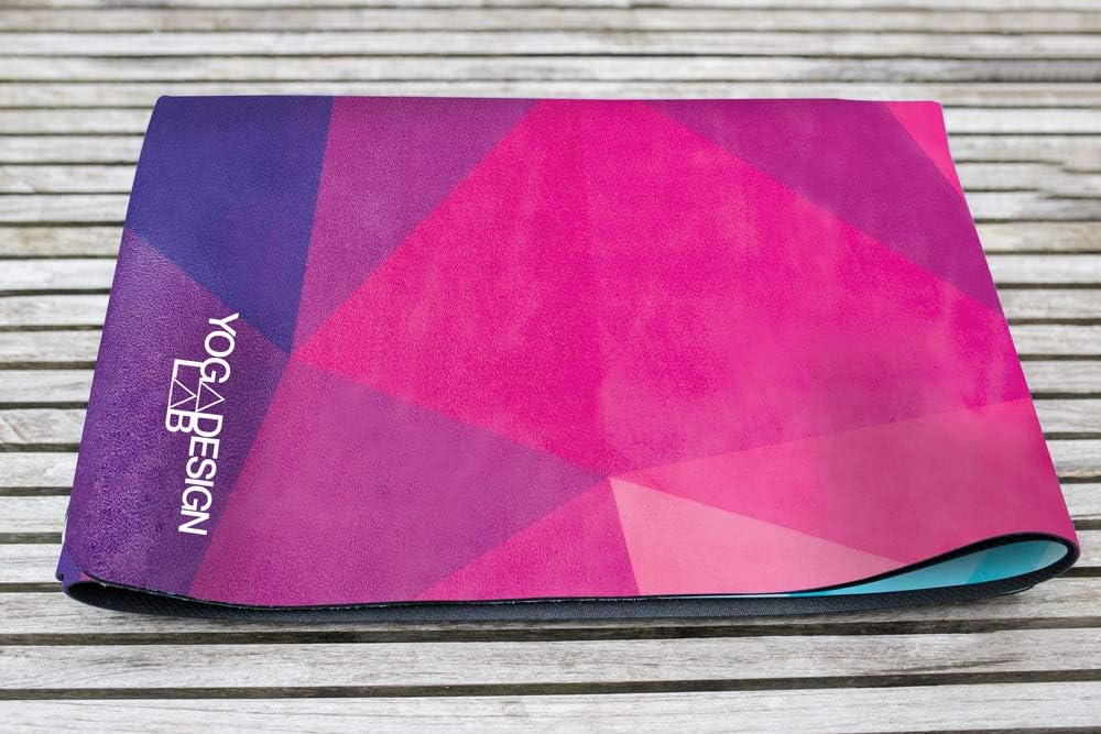 The Combo Yoga Mat | Eco Luxury | Ideal for Hot Yoga, Power, Bikram, Ashtanga, Sweat | Studio Quality | Includes Carrying Strap!