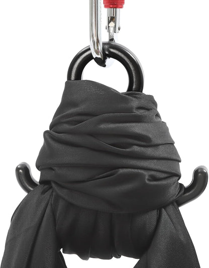 Aerial Silks Equipment, Stretch Aerial Silk Starter Kit for Aerial Acrobatic Dance, Aerial Yoga Hammock