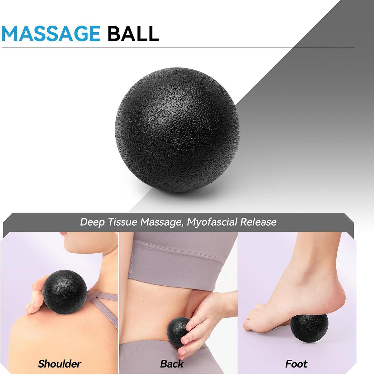 5 in 1 Foam Roller Set, High Density Patented Exercise Roller