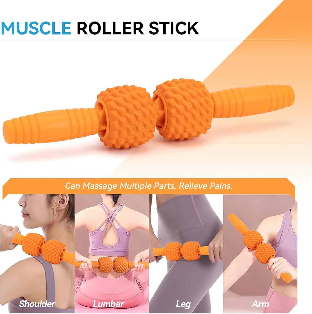 5 in 1 Foam Roller Set, High Density Patented Exercise Roller
