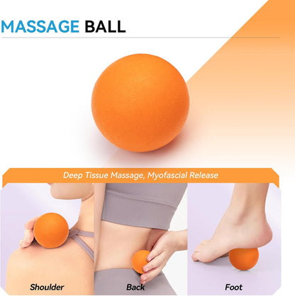 5 in 1 Foam Roller Set, High Density Patented Exercise Roller