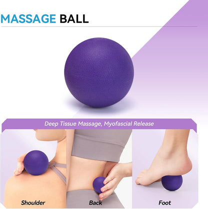 5 in 1 Foam Roller Set, High Density Patented Exercise Roller