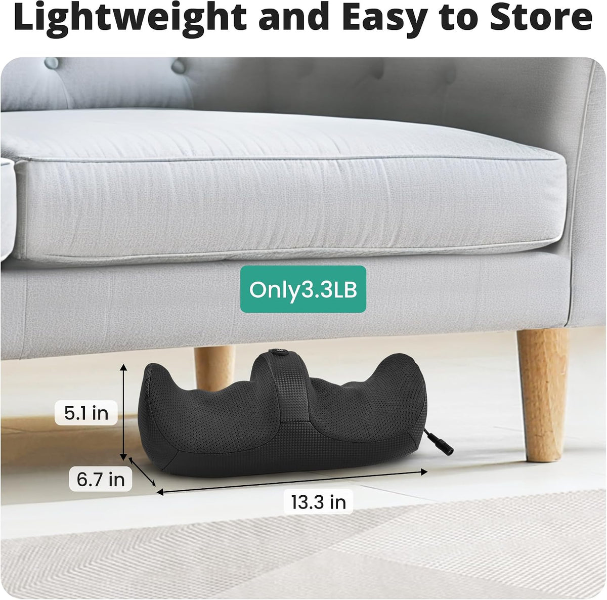 Foot Massager with Heat, Foot and Calf Massager, Not Cordless