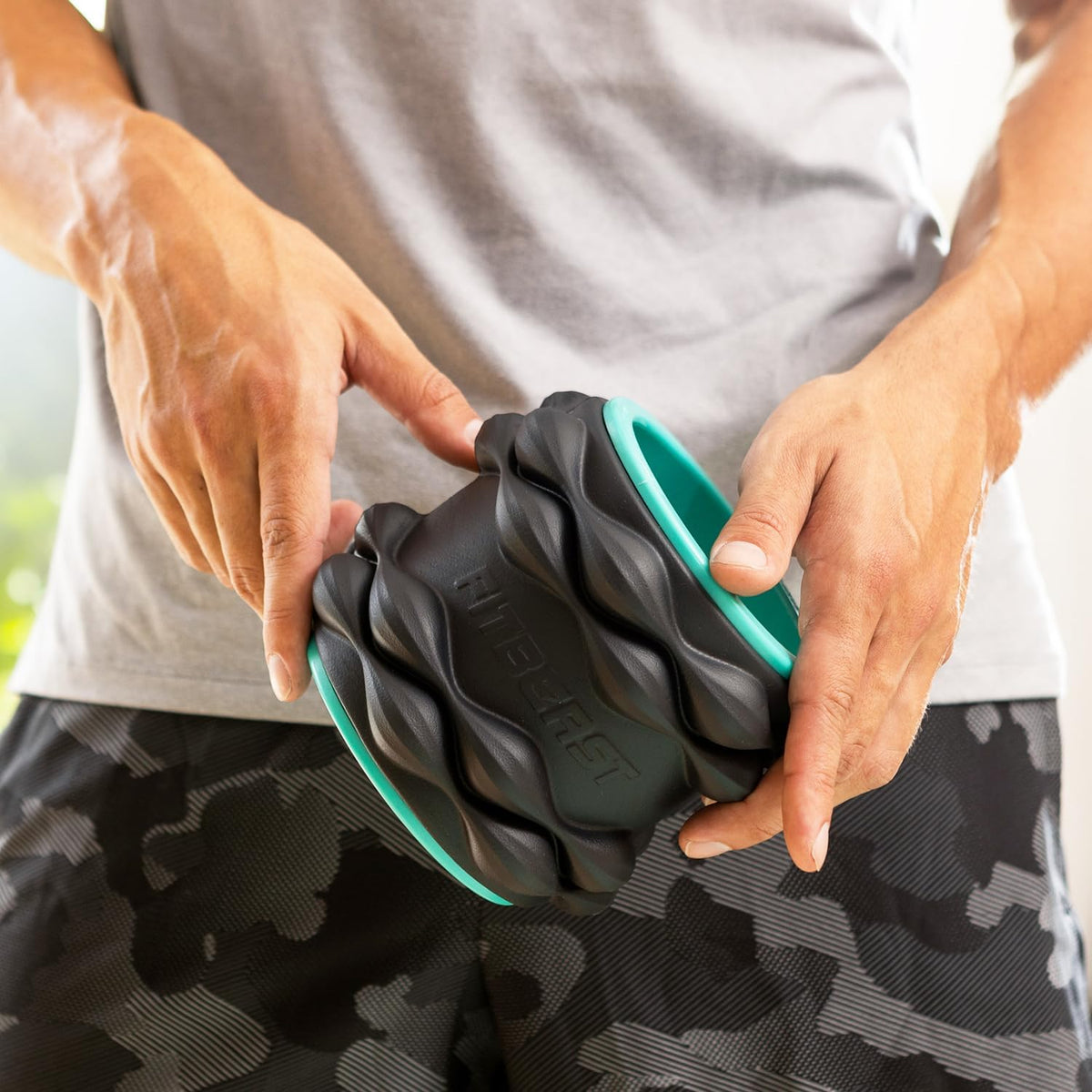 Back Roller, Back Wheel Foam Roller - Targeted Muscle Roller for Deep Tissue Massage, Back Stretcher