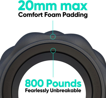 Back Roller, Back Wheel Foam Roller - Targeted Muscle Roller for Deep Tissue Massage, Back Stretcher