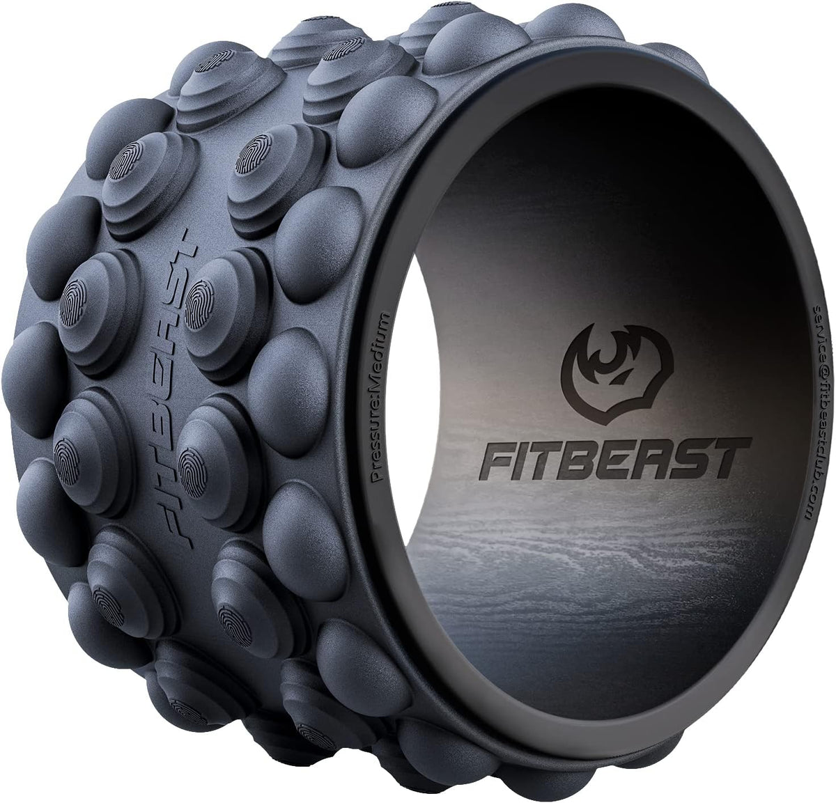 Back Roller, Back Wheel Foam Roller - Targeted Muscle Roller for Deep Tissue Massage, Back Stretcher