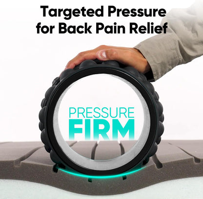 Back Roller, Back Wheel Foam Roller - Targeted Muscle Roller for Deep Tissue Massage, Back Stretcher