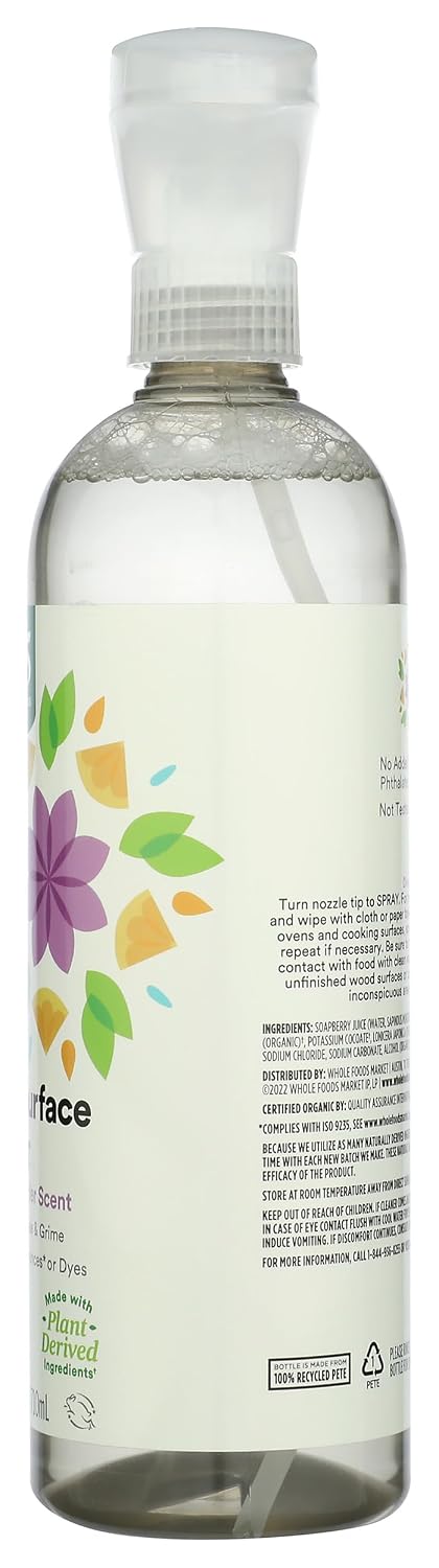365 Organic Lemon Lavender Multi Surface Cleaner, 24 FZ