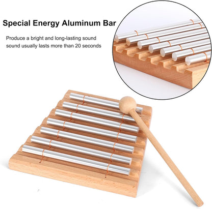 7 Tone Hand Chime Instrument for Meditation Sound Healing Classroom