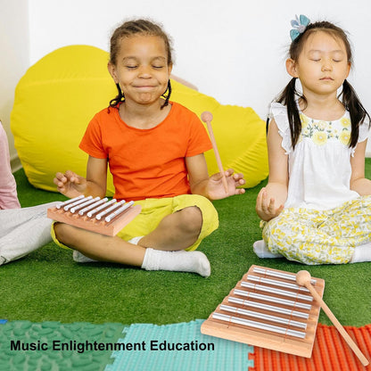7 Tone Hand Chime Instrument for Meditation Sound Healing Classroom