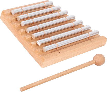7 Tone Hand Chime Instrument for Meditation Sound Healing Classroom