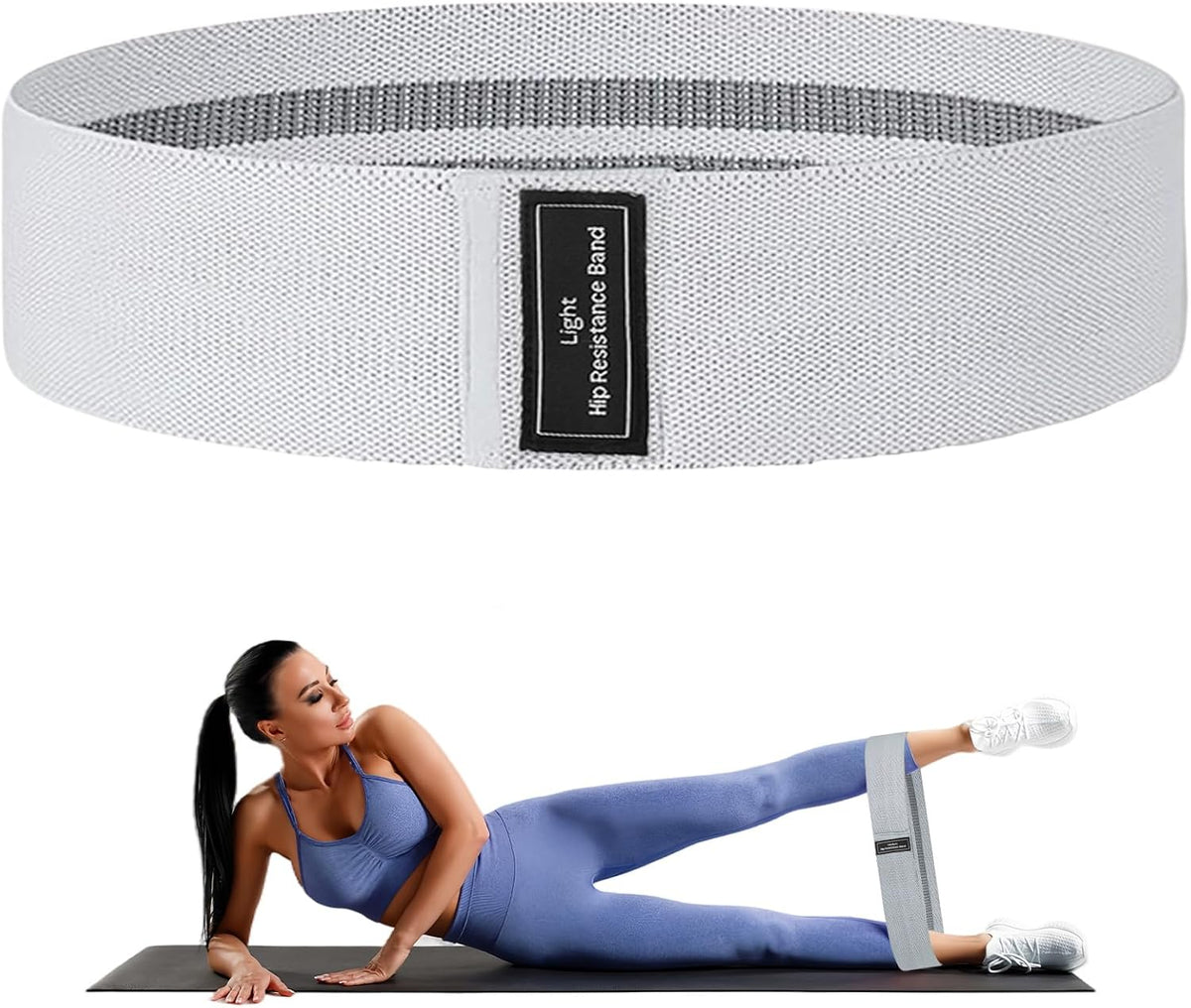 Resistance Bands, Fabric Workout Bands for Women & Men, Cloth Booty Resistance Loop Bands, Thick Squat Bands for Home Fitness, Gym, Yoga, Pilates for Butt Legs Thigh Hip Glute