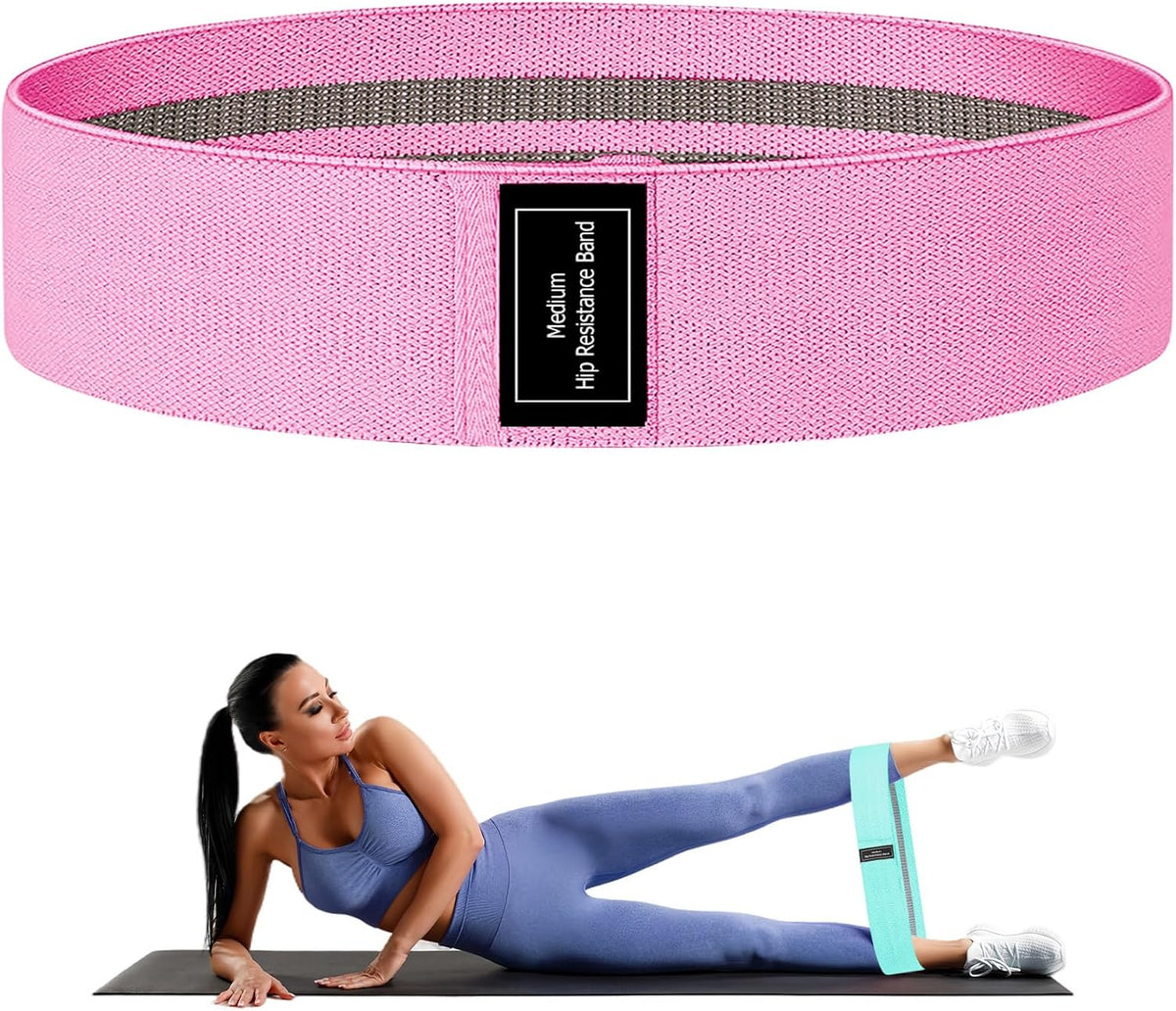 Resistance Bands, Fabric Workout Bands for Women & Men, Cloth Booty Resistance Loop Bands, Thick Squat Bands for Home Fitness, Gym, Yoga, Pilates for Butt Legs Thigh Hip Glute