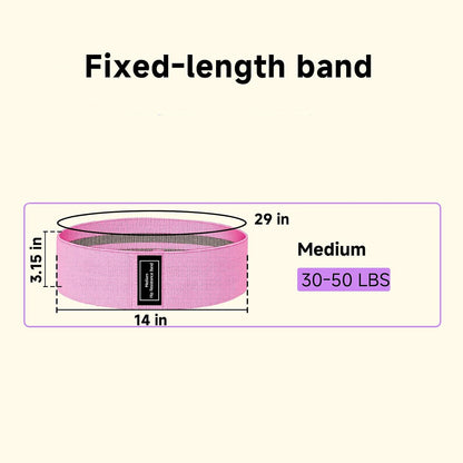 Resistance Bands, Fabric Workout Bands for Women & Men, Cloth Booty Resistance Loop Bands, Thick Squat Bands for Home Fitness, Gym, Yoga, Pilates for Butt Legs Thigh Hip Glute