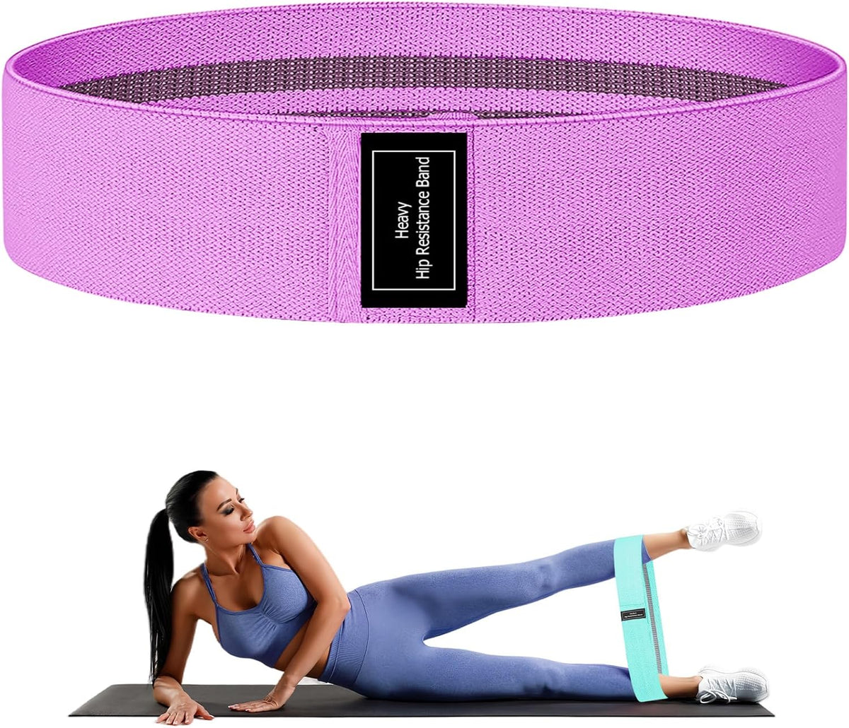 Resistance Bands, Fabric Workout Bands for Women & Men, Cloth Booty Resistance Loop Bands, Thick Squat Bands for Home Fitness, Gym, Yoga, Pilates for Butt Legs Thigh Hip Glute