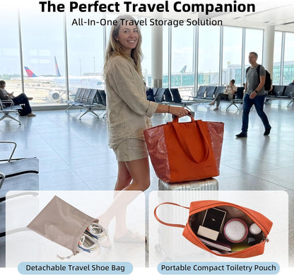 Everyday Bag Tote for Women, 25L Lightweight Spacious Gym&Work