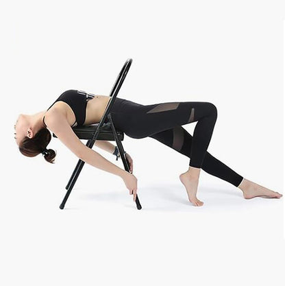 Yoga Chairs,Iyengar Yoga Chair,Yoga Inversion Chair,Pune Yoga Chair Metal Yoga Chair,Yoga Assist Chair,Senior Yoga Chair 2 Bar,Black