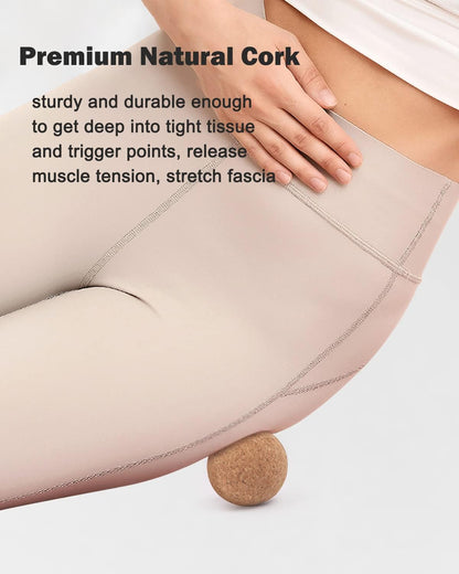 Cork Peanut Massage Ball