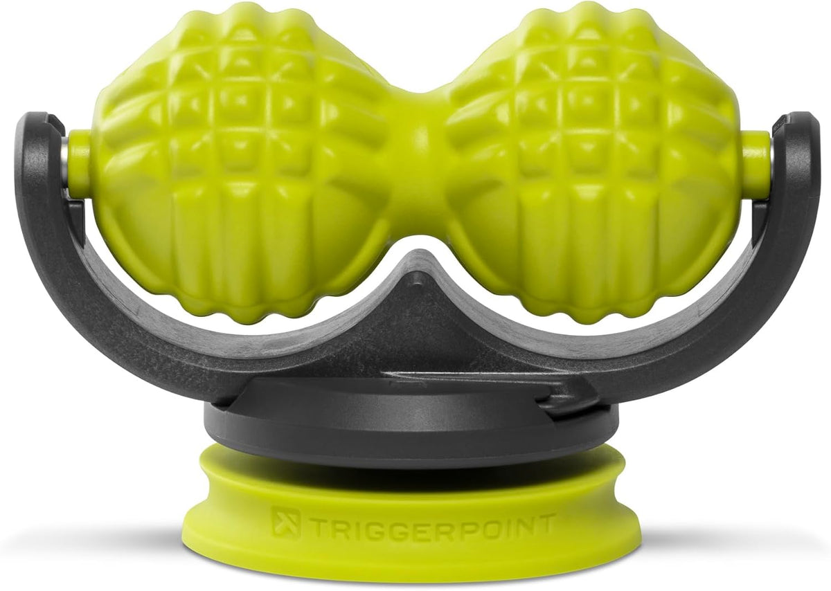 TRIGGERPOINT Mountable Massage Ball Pro – Wall-Mounted Recovery Tool with Single & Peanut-Style Attachments, Multi-Density EVA Foam, Hands-Free Relief for Sore Muscles at Home, Gym, or Travel