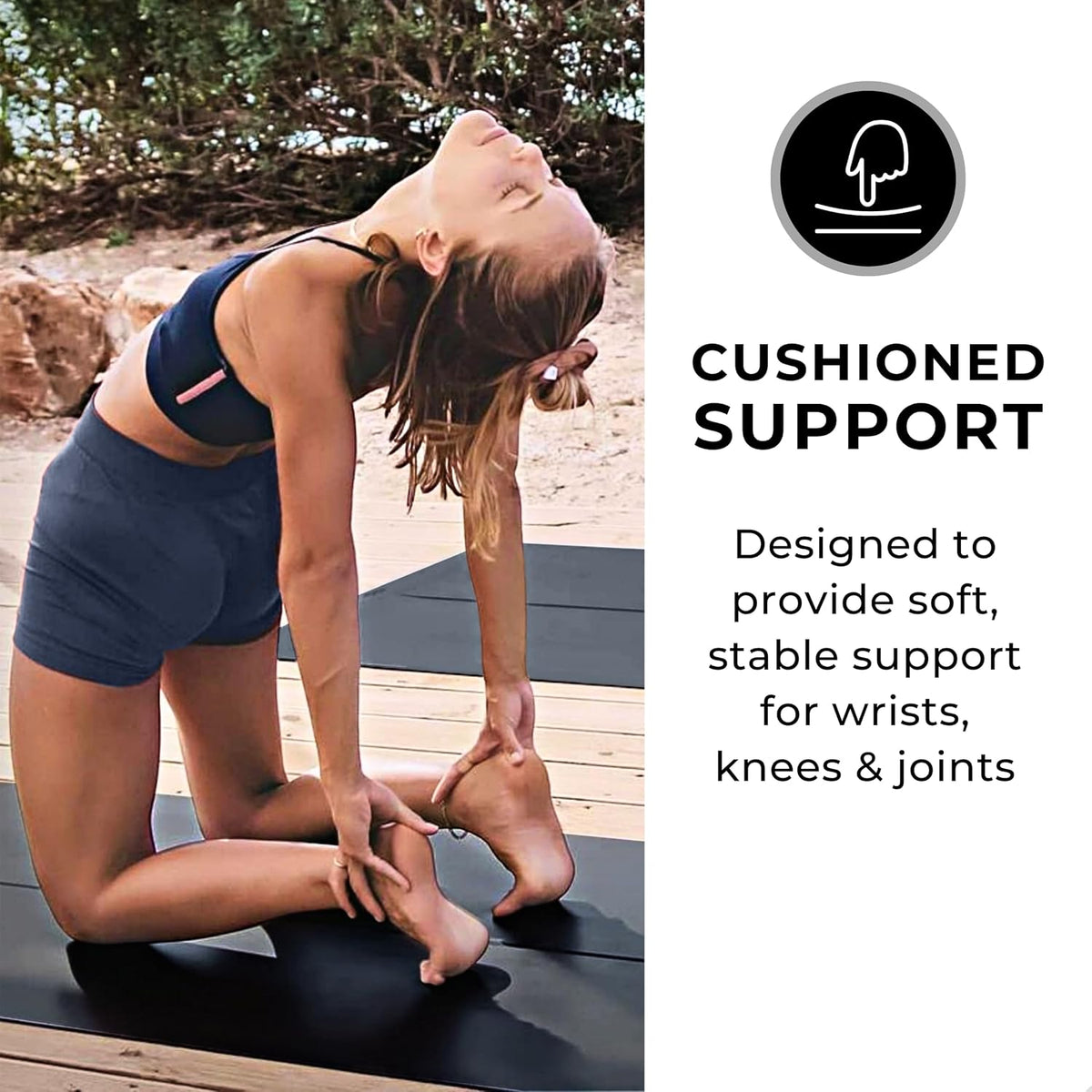 Ultra Grip PRO Yoga Mat – EXTREME Non-Slip Performance - Dry & Wet Grip - Smarter Alignment Lines - Comfortable & Sweat Resistant - For Yoga, Pilates & Hot Yoga