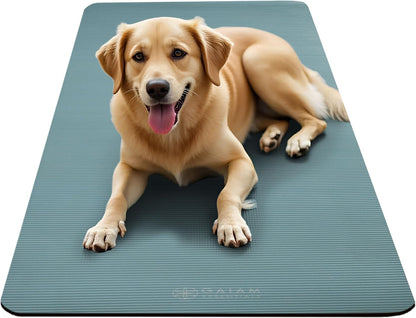 Thick Yoga Mat, Exercise & Fitness Mat with Easy-Cinch Carrying Strap