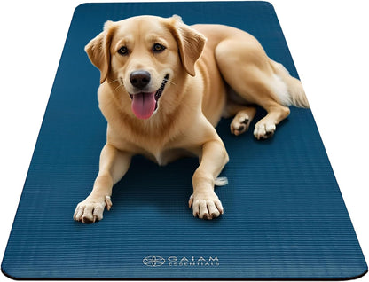 Thick Yoga Mat, Exercise & Fitness Mat with Easy-Cinch Carrying Strap