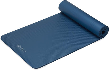 Thick Yoga Mat, Exercise & Fitness Mat with Easy-Cinch Carrying Strap