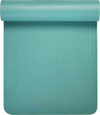 Thick Yoga Mat, Exercise & Fitness Mat with Easy-Cinch Carrying Strap