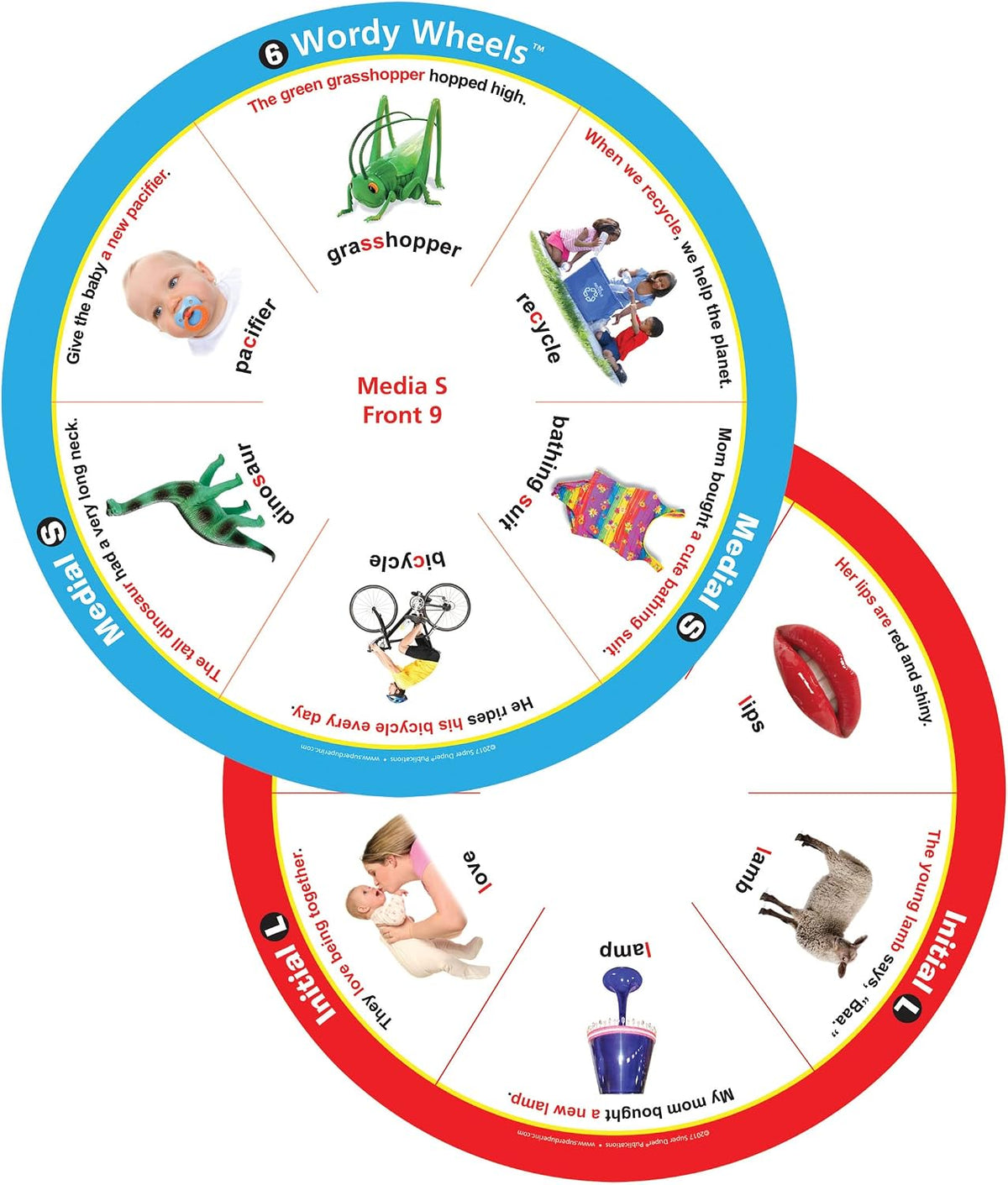 Webber® Wordy Wheels S/L/R (Includes Vocalic R) Add-on Set | Articulation Activity for Speech Therapy | Educational Game