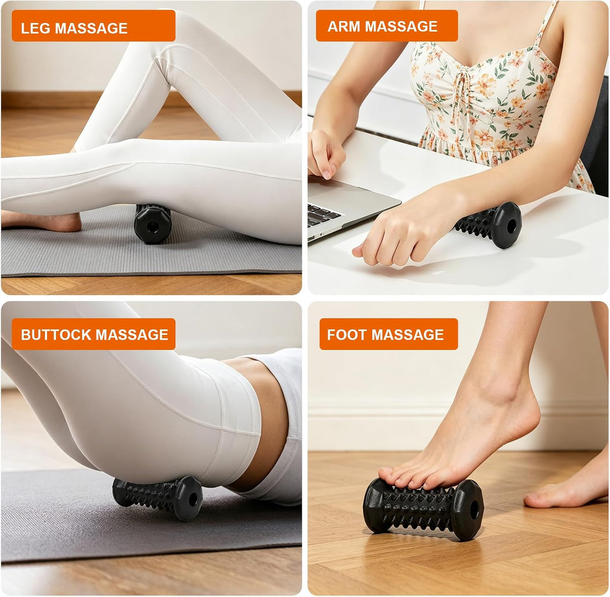 Foot Massager Roller for Plantar Fasciitis, Arch Heel Pain Relief
