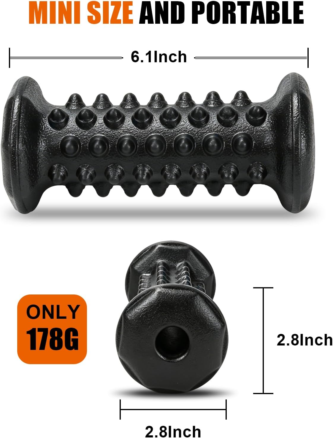 Foot Massager Roller for Plantar Fasciitis, Arch Heel Pain Relief