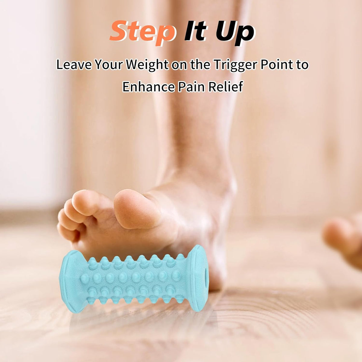 Foot Massager Roller for Plantar Fasciitis, Arch Heel Pain Relief