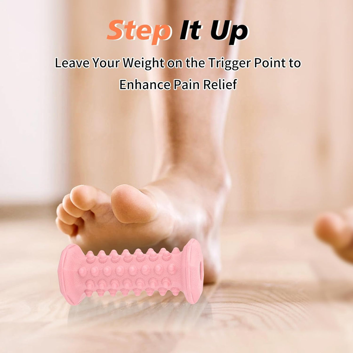 Foot Massager Roller for Plantar Fasciitis, Arch Heel Pain Relief